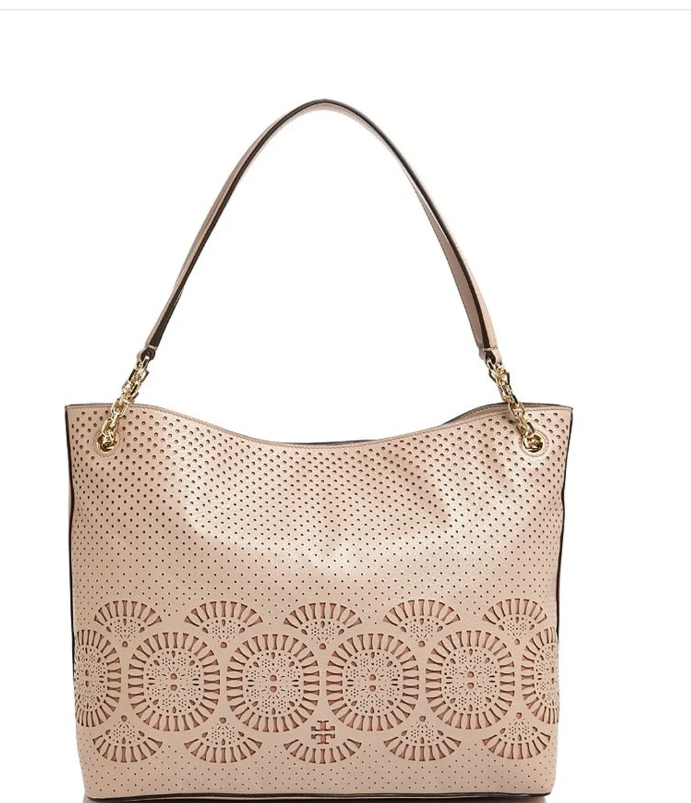 Tory Burch Ella 146437 Women's Tote Bag Mini - MAUVE (BRTHRIFTY - Picture 1 of 13